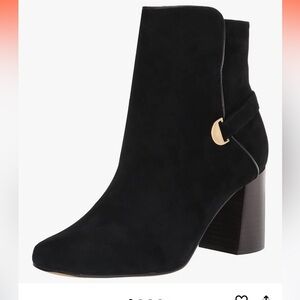 NWT Bella Vita Siti Suede embellished ankle boots in black.  Size 11 Wide